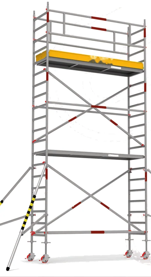 Aluminium Mobile Tower - Narrow 250×75 - Mobile Scaffolding Tower