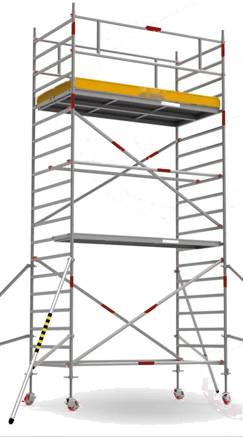 Aluminium Mobile Tower - Wide 250×135 - Mobile Scaffolding Tower