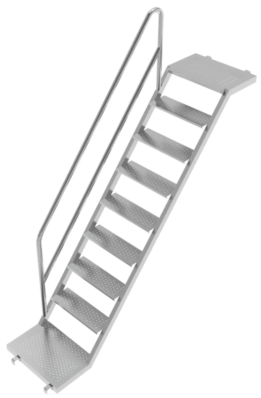 Z Type Ladder + Guard Rail - Ringlock Scaffolding System