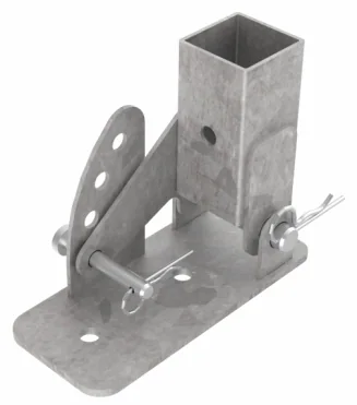 Angular Post Plate - Edge Protection System