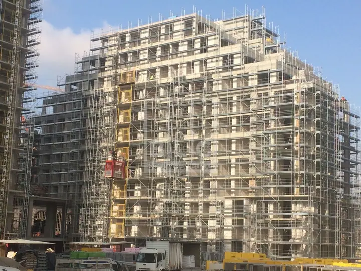 Residential and commercial buildings