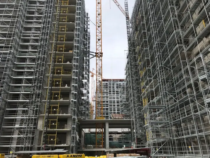 Residential and commercial buildings