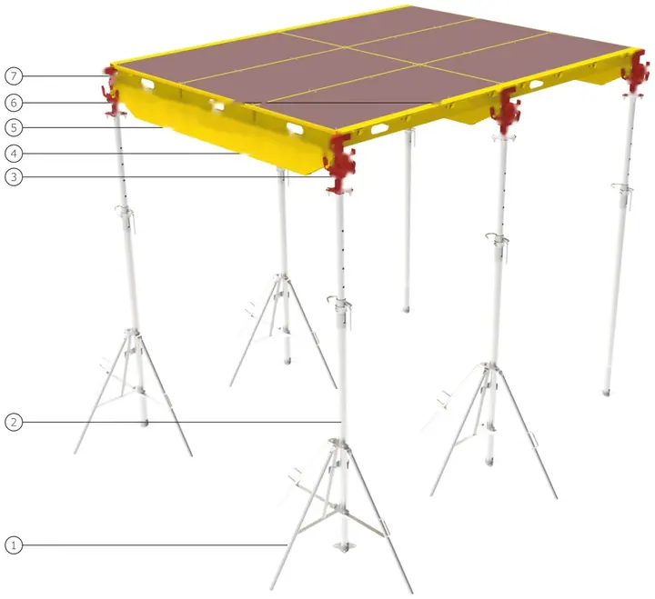Aluminium Slab Formwork System