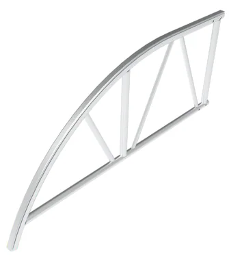 Alu Roof End Beam 15D