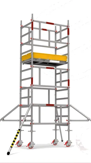 Compact Aluminium Mobile Tower 120×75