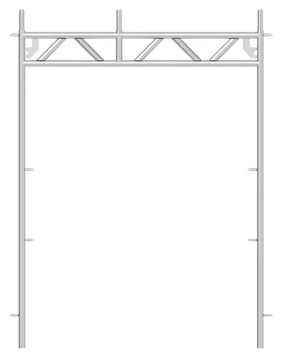 Pedestrian Walkway Frame