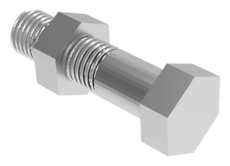Bolt and Nut 16×100